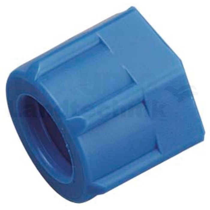 A-ÜM-6/4-M10x1POM-bl Überwurfmutter-POM-