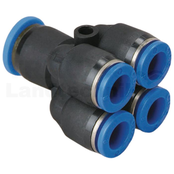 B-YVr2-2x4-6-KU Y-Verbinder 2-fach
