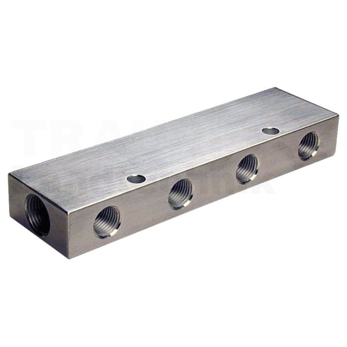 F-VT2-2x3/8-10x1/4-AL-natur Verteilerbl.