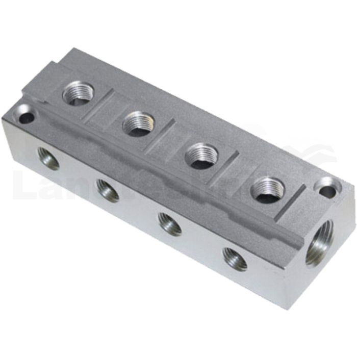 F-VTF2-2x3/8-8x1/8-AL-natur Verteilerbl.