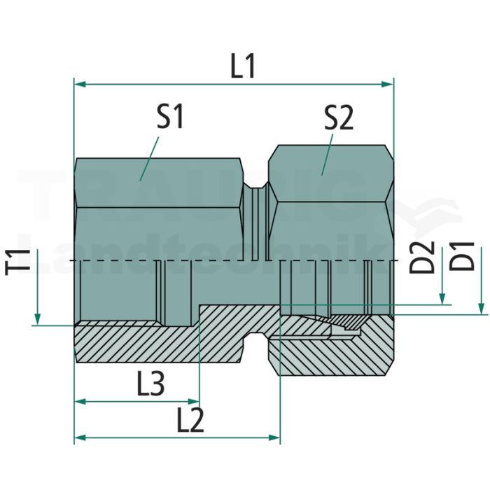 GAIV 18 L- M 22x1,5 VA