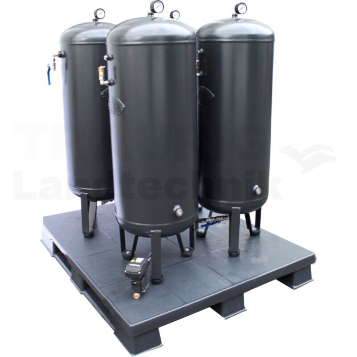 Kesselbatterie 4x90 Liter-Behälter Kesselbatterie 4x90 Liter-Behälter