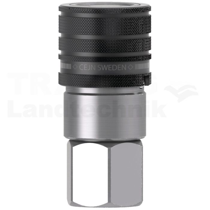 Serie X66 Muffe IG 1/4" BSP - FKM Edelstahl