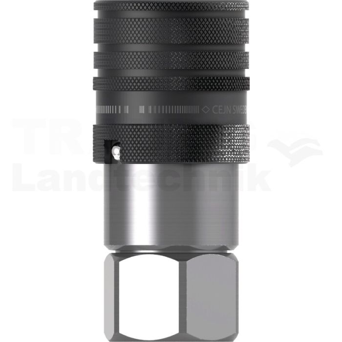 Serie X66 Muffe IG 1/2" BSP - FKM Edelstahl