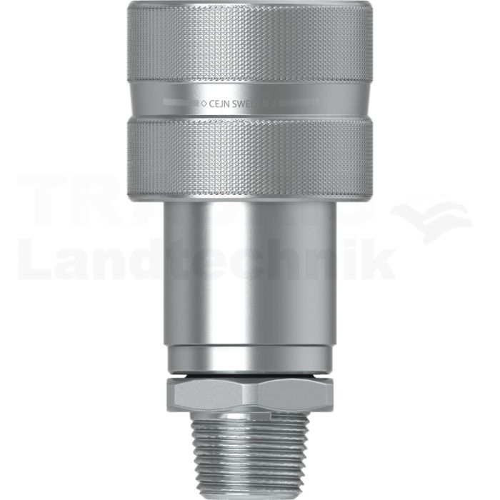Muffe mit Kegelventil AG 3/8" NPT