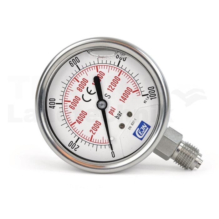 Manometer 100 mm; 1000 bar; NPT 1/2"