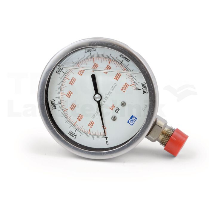 Manometer 100 mm; 2000 bar; G 1/2"