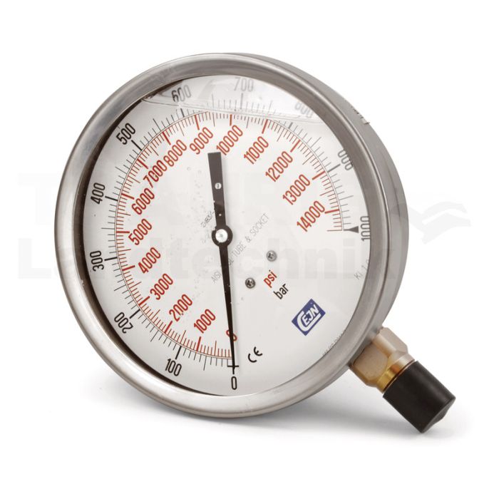 Manometer 150 mm; 1000 bar; G 1/2"