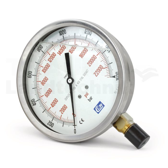 Manometer 150 mm; 1600 bar; G 1/2" Manometer 150 mm; 1600 bar; G 1/2"