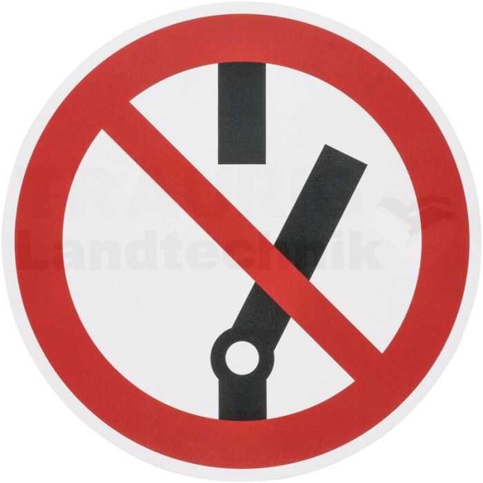 Warnschild Hybrid
