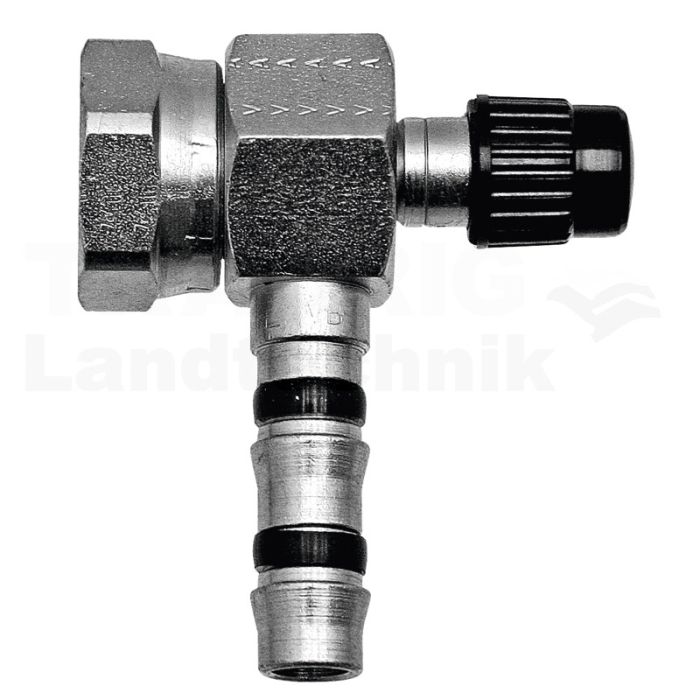 Fitting 90° kurz IG 1”-14-UNS 12 mit LPV