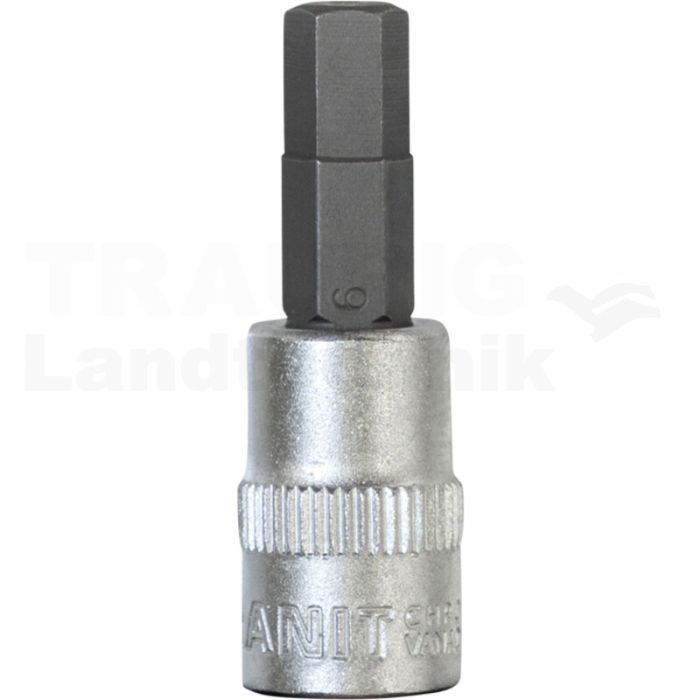 1/4" Bit-Stecknuss Innensechskant, 7 mm 1/4" Bit-Stecknuss Innensechskant, 7 mm