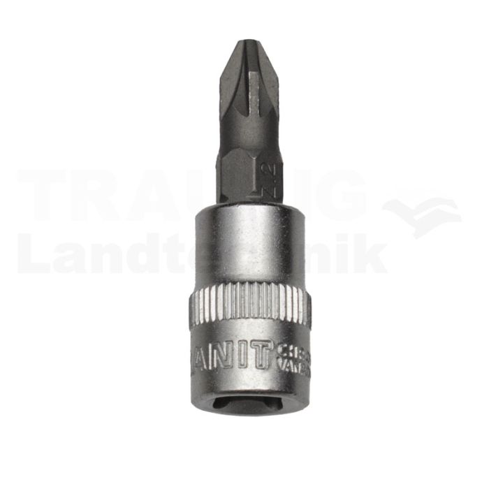 1/4" Bit-Stecknuss, PZ2