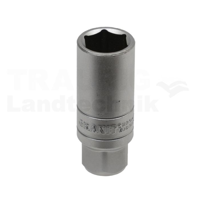 3/8" Stecknuss für Zündkerzen, 18 mm