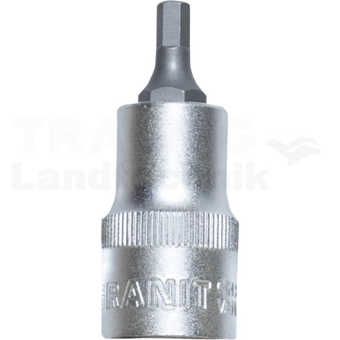 1/2" Bit-Stecknuss Innen6kant kurz 4mm