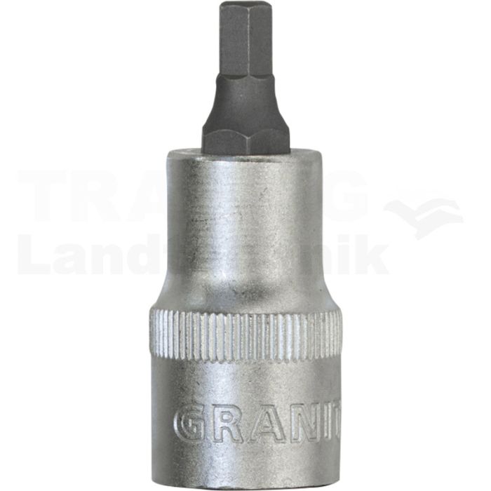 1/2" Bit-Stecknuss Innen6kant kurz 6mm
