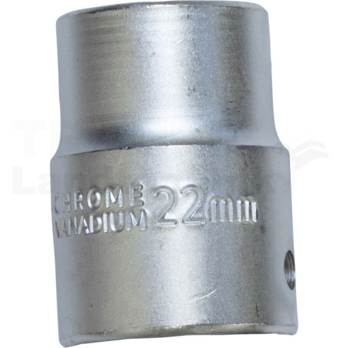3/4" Sechskant-Stecknuss, kurz, 22 mm