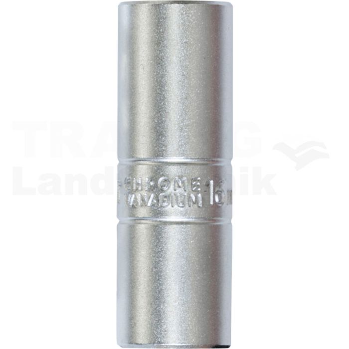 1/2" Stecknuss für Zündkerzen, 16 mm