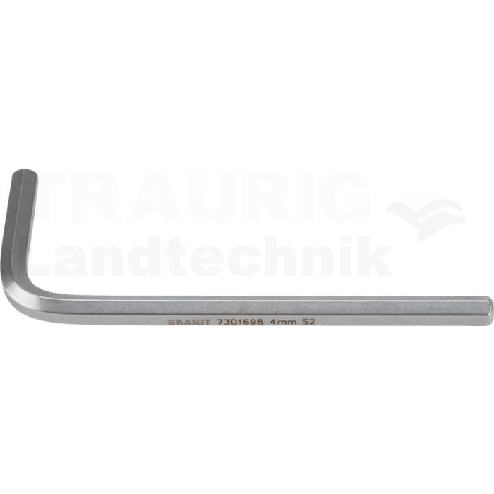 Winkelstiftschlüssel kurz 4 mm