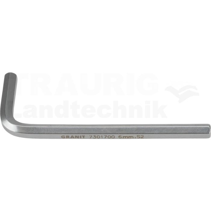 Winkelstiftschlüssel kurz 6 mm