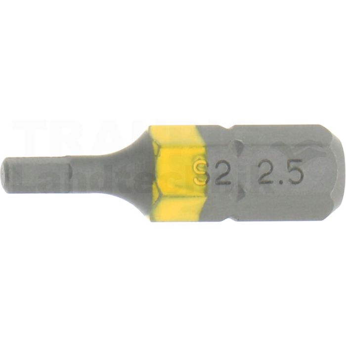 VPE10 1/4" Bit 25mm, Innensechskant 2,5 VPE10 1/4" Bit 25mm, Innensechskant 2,5