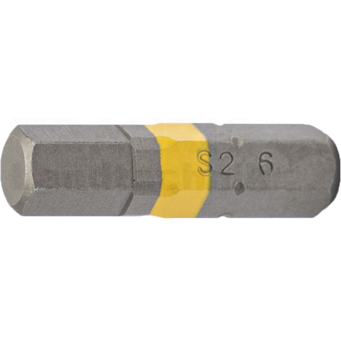 VPE10 1/4" Bit 25mm, Innensechskant 6 mm