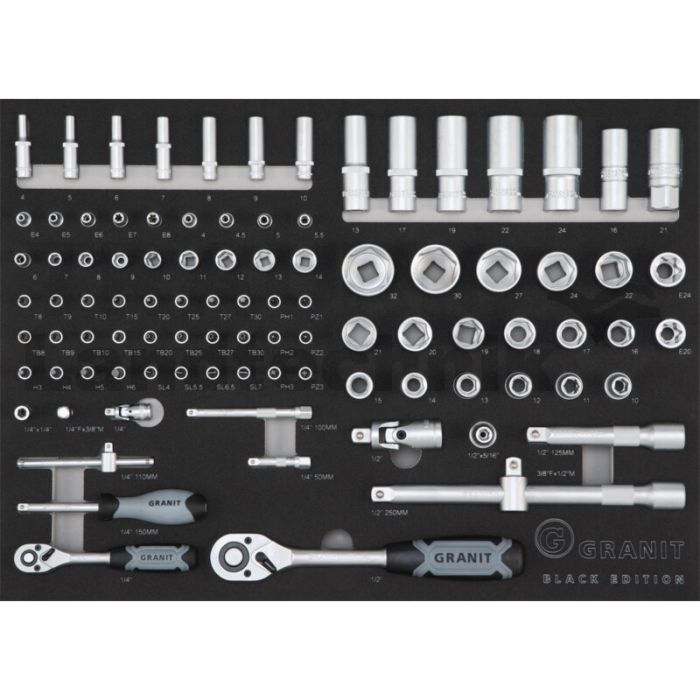 Einlagen-Set Steckschlüssel, metrisch