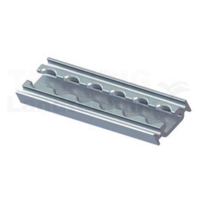 Airline Schiene eckig, blank