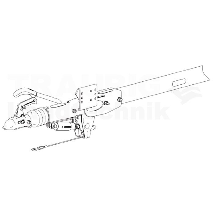 Auflaufeinrichtung ZAR 1,35 Vkt 70mm Auflaufeinrichtung ZAR 1,35 Vkt 70mm