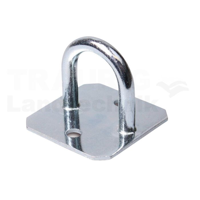 Bügelkrampe H= 30 mm m. quad. Platte Bügelkrampe H= 30 mm m. quad. Platte