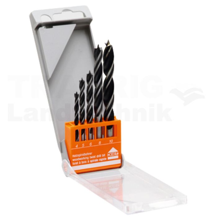 Holzspiralbohrer-Satz