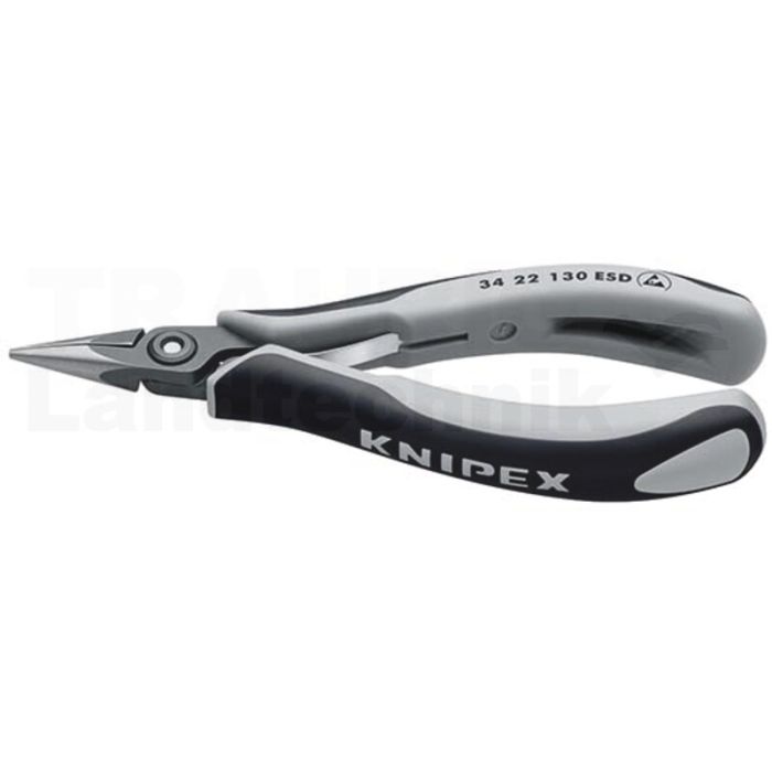 KNIPEX Praez.-Elektronikzange, flachrund