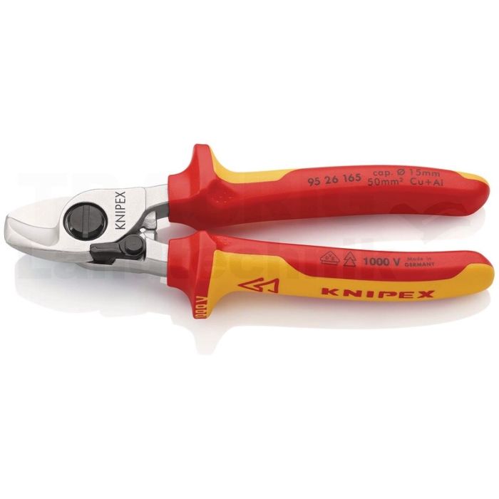 KNIPEX Kabelschere mit Öffnungsfeder KNIPEX Kabelschere mit Öffnungsfeder