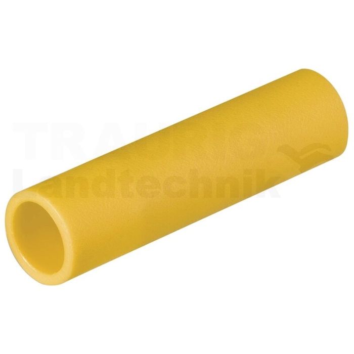 Stossverbinder isoliert, gelb