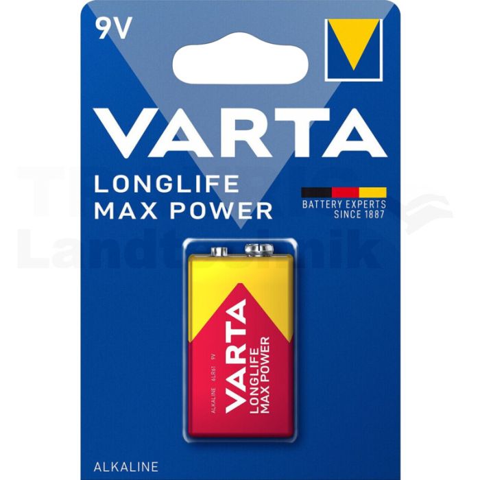 Longlife Max Power 9V