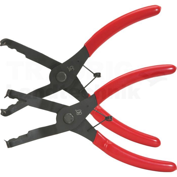 Trim-Clip-Zangen-Satz, 2-tlg.