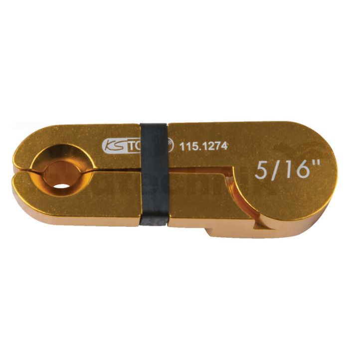 Scheren-Entriegler, Alu gold, 5/16"