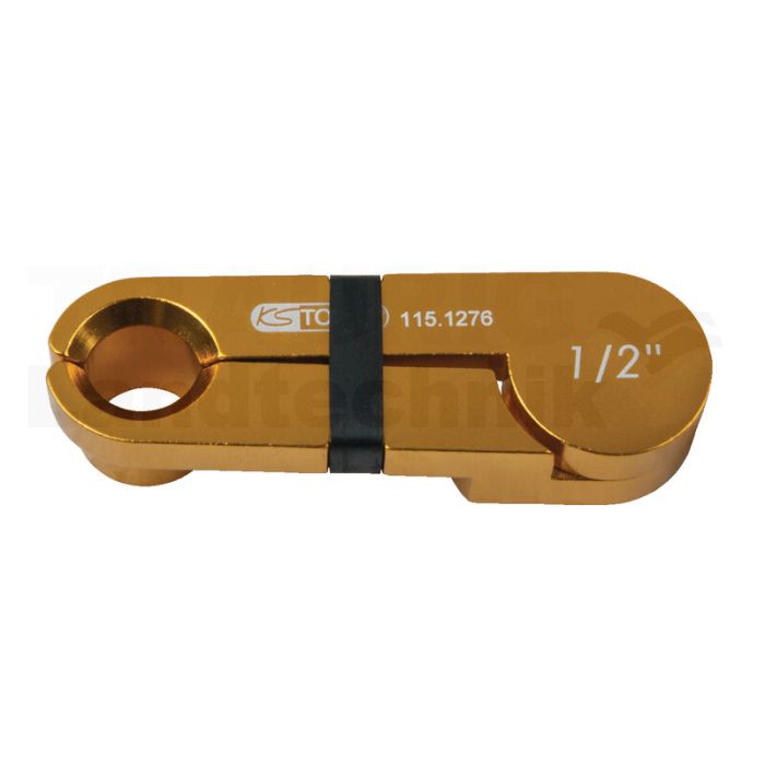 Scheren-Entriegler, Alu gelb, 1/2"