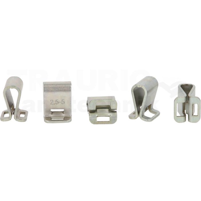 Fixierklammern-Satz, 2,5-5 mm, 5-tlg.