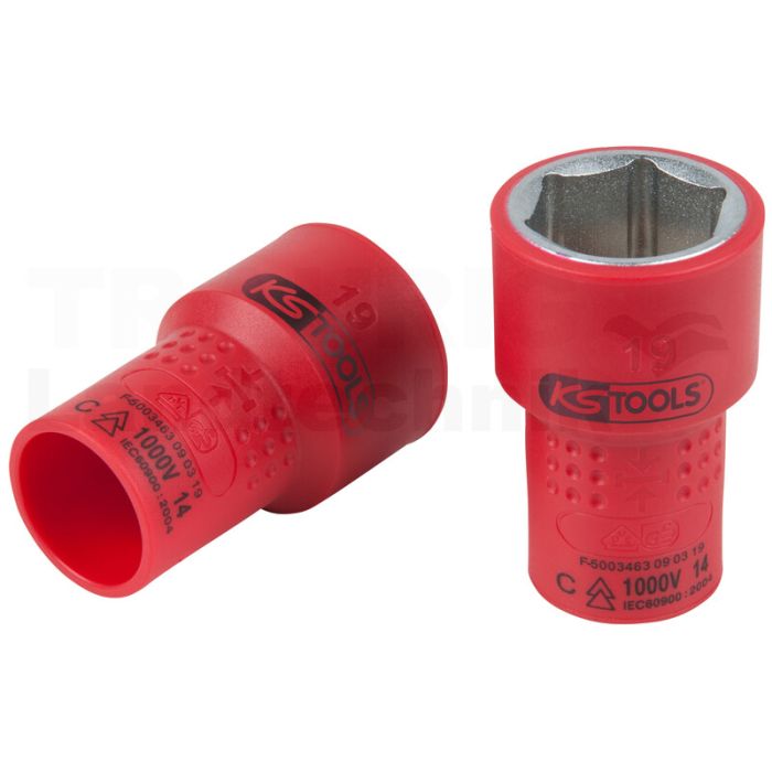 3/8" Isolierte Stecknuss, 17mm 3/8" Isolierte Stecknuss, 17mm