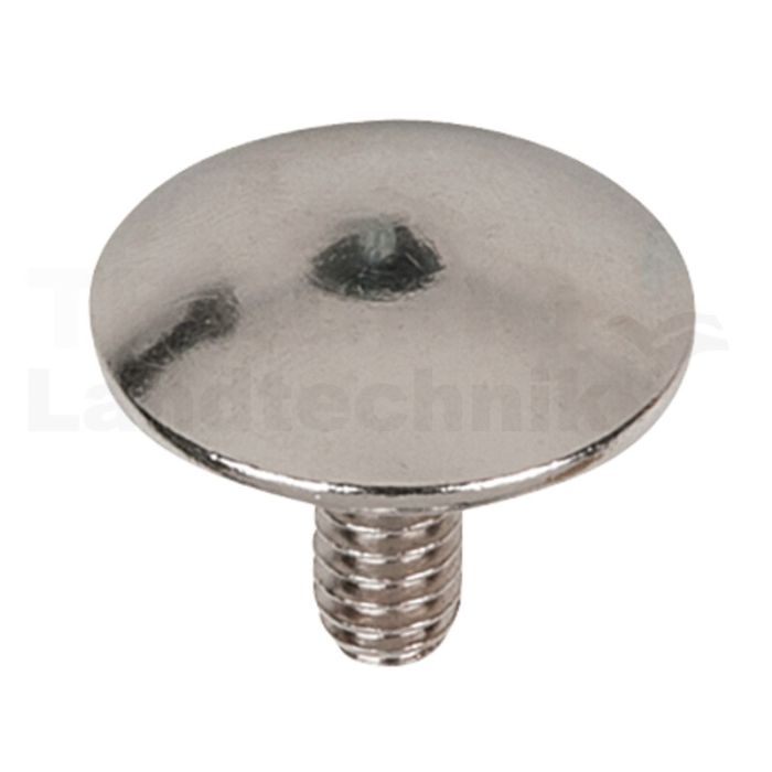 Metallkopf, gewölbt