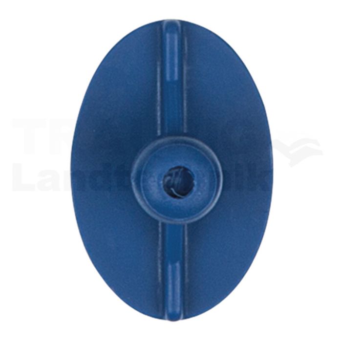 Klebe-/ Zugadapter oval /formbar 40x27mm