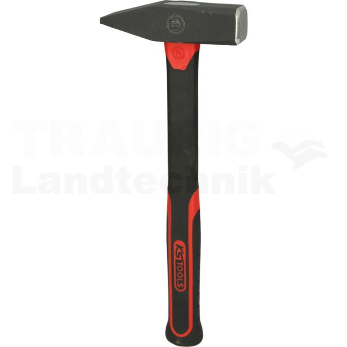 Schlosserhammer mit Fiberglasstiel, 600g