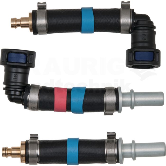 Adapter-Satz 3-tlg. Ø6,0 mm (hellblau)