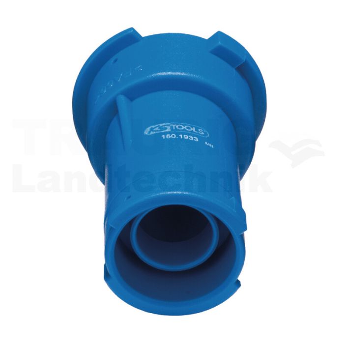 Deckel-Prüfadapter, blau, R123 / R125