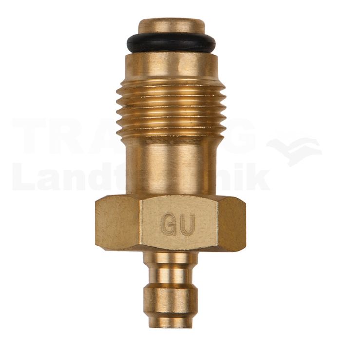 Adapterstück M16x1,5 Außengewinde und 1/4" Schlauchanschluss mit Dichtring