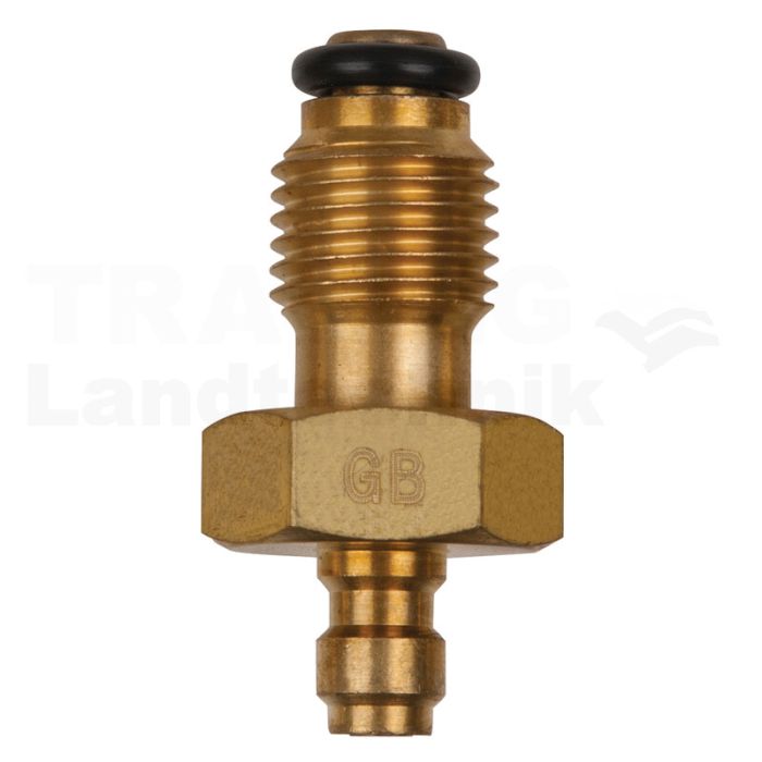 Adapterstück M14x1,5 Außengewinde und 1/4" Schlauchanschluss mit Dichtring