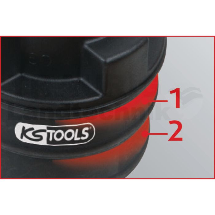 2-stufiger Einlass-Adapter, 75x80 mm