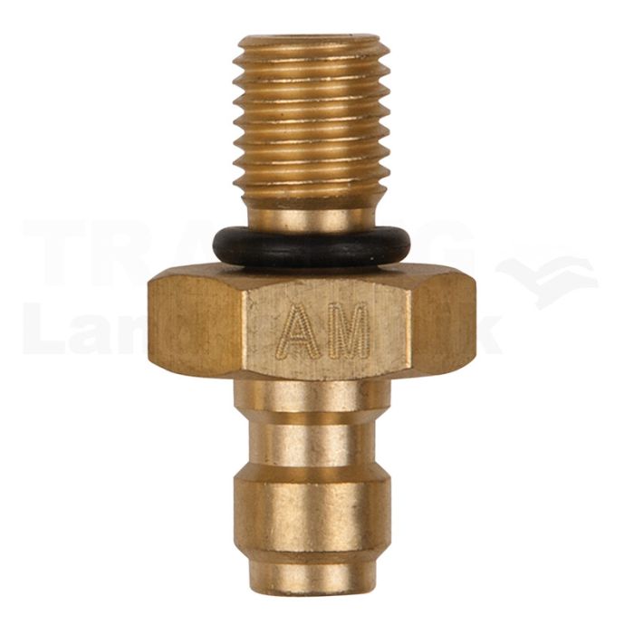 Adapterstück M8x1,0 Außengewinde und 1/4" Schlauchanschluss mit Dichtring