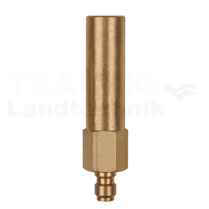 Adapterstück (lang) M8x1,0 Innengewinde und 1/4" Schlauchanschluss